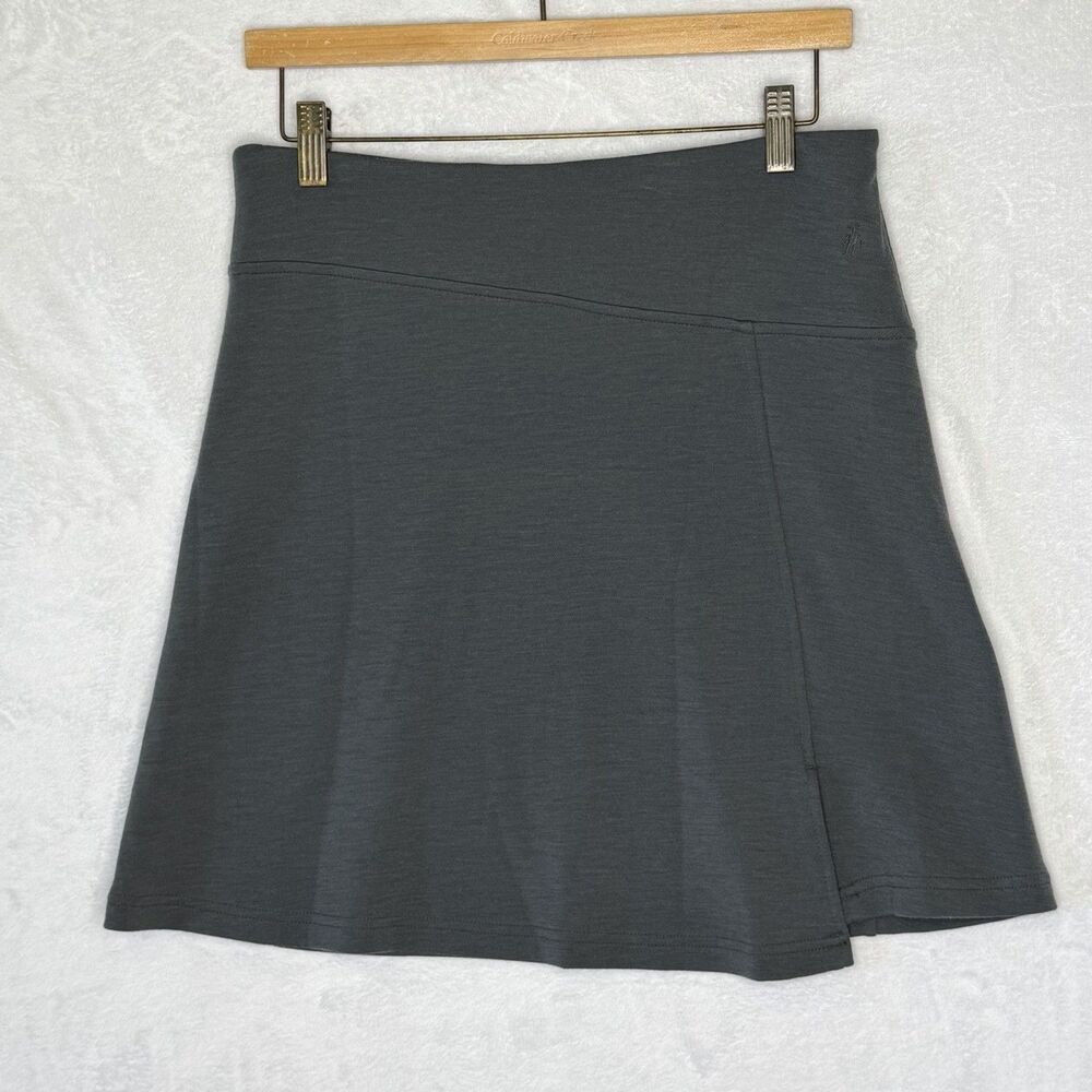 Smartwool Women's S Gray A Line Merino Wool Skirt Gorpcore Lightweight Outdoors